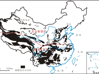 Distribution of world karst and China karst